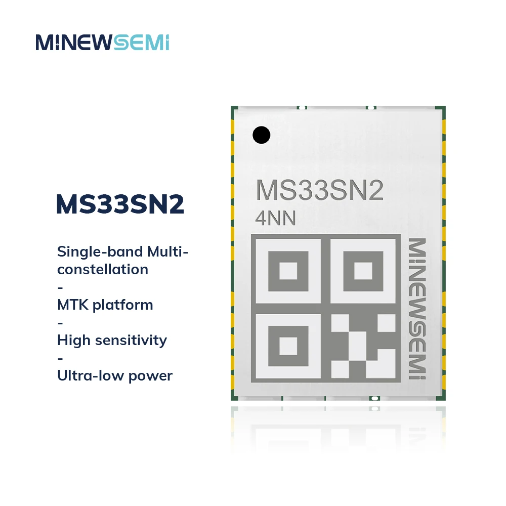 MS33SN2 Single-band Multi-constellation GPS Module Supports AGPS TCP Accelerate Positioning Solutions GNSS Module