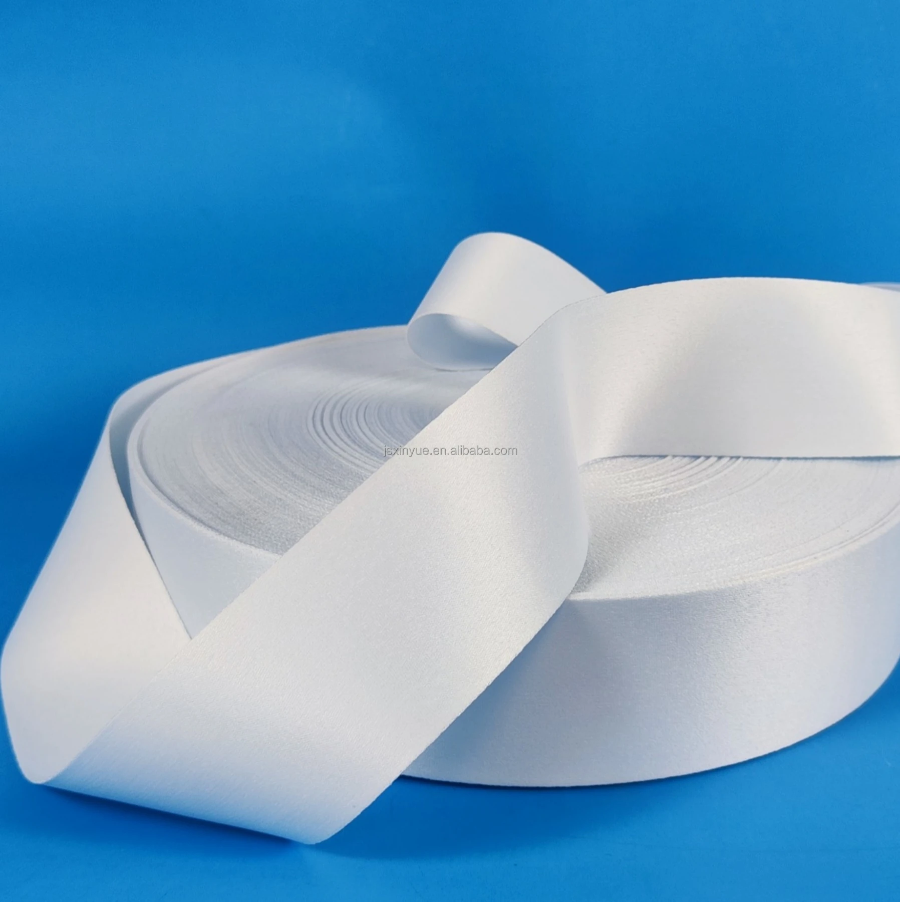 JIANGSU YINGPAI LANYARD MATERIALS 100% blank polyester lanyards/ribbon  material roll factory direct