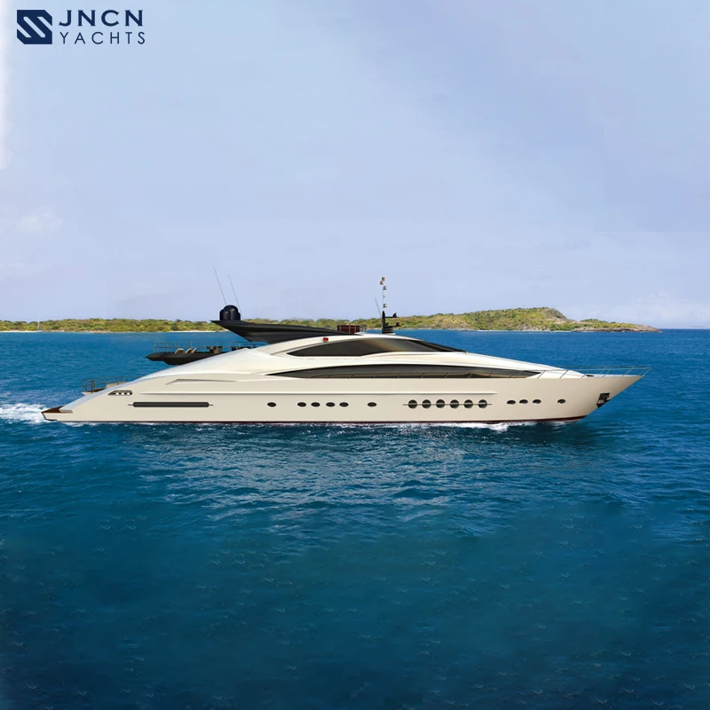 
JNCN Big Luxury Super Yachts Classic Fiberglass Speed Boat With Best Prices 