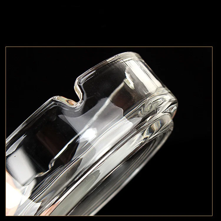 High Quality Funny Design Small Glasses Clear Smoking  cigar luxury Ashtray