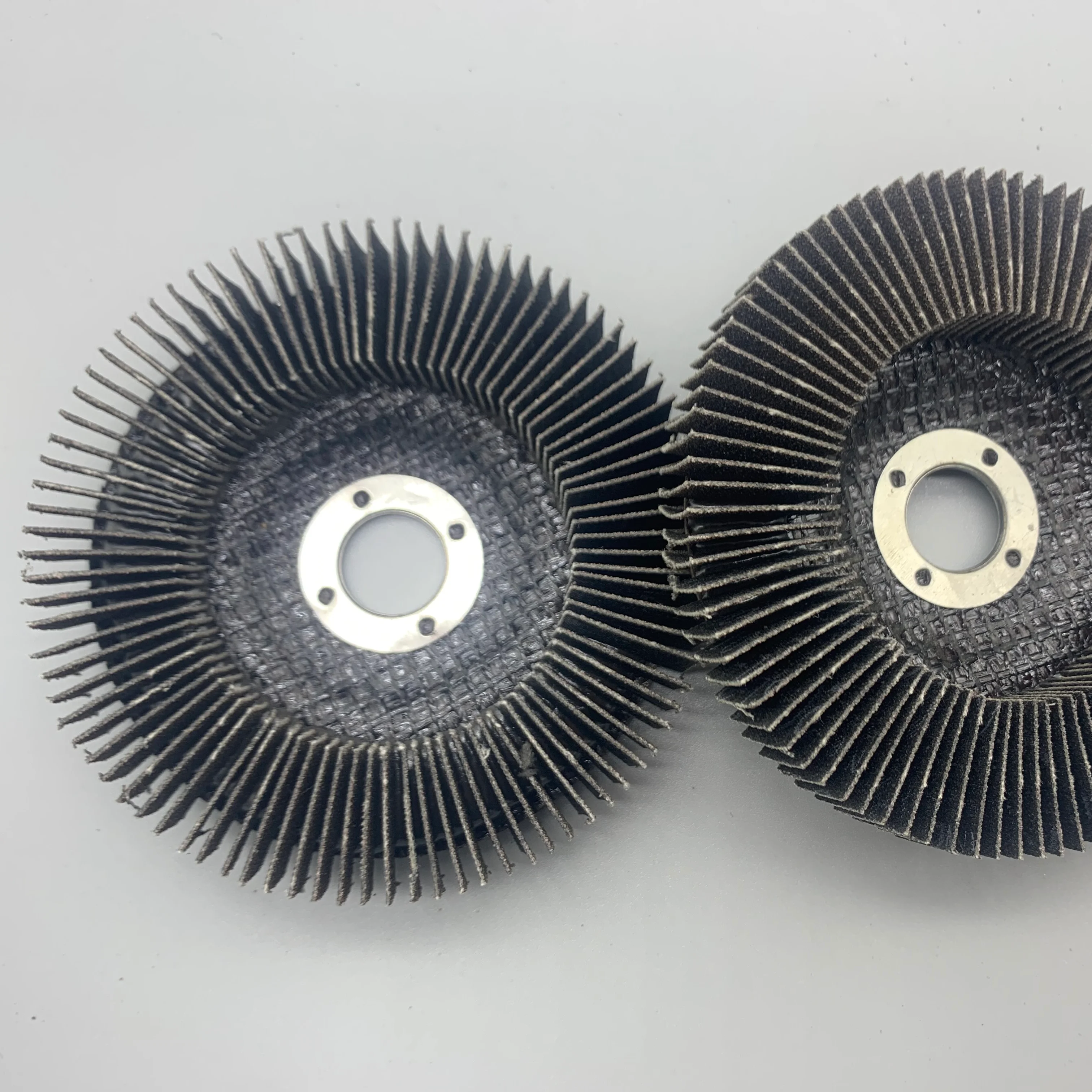 King abrasive 4 inch 100mm vertical alumina cutting Flap disc abrasive metal and steel with fiberglass lids