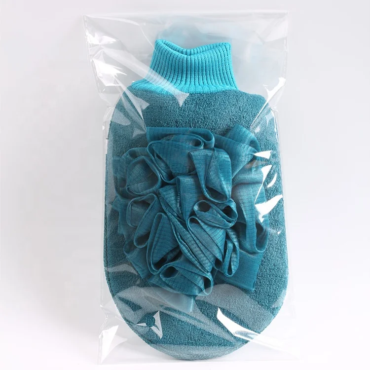 2024 Bathing Body Soft Foam Ball Whole Body Scrub Exfoliating Gloves Cleaning Body Viscose Fiber Exfoliating Gloves