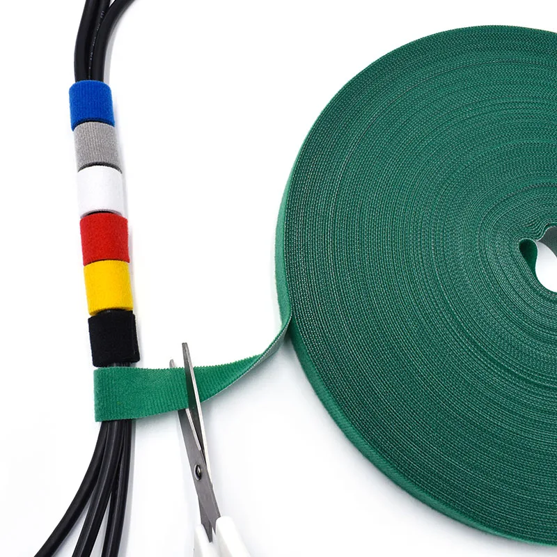 Многоразовые Кабельные стяжки с крючком и петлей