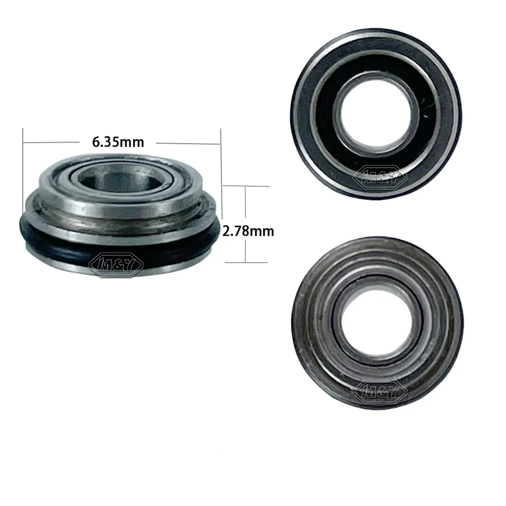 Ceramic Ball Double Flange High Speed Rotation Dental Turbine Bearings 2.78mm fit WH RC-95/TE-95 BC/RC-98 RM Handpiece Cartridge