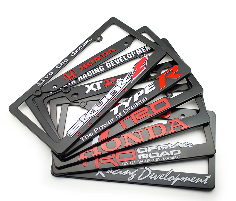 High Quality License Plate Frame Wholesale Car License Plate Frame Custom License Frames