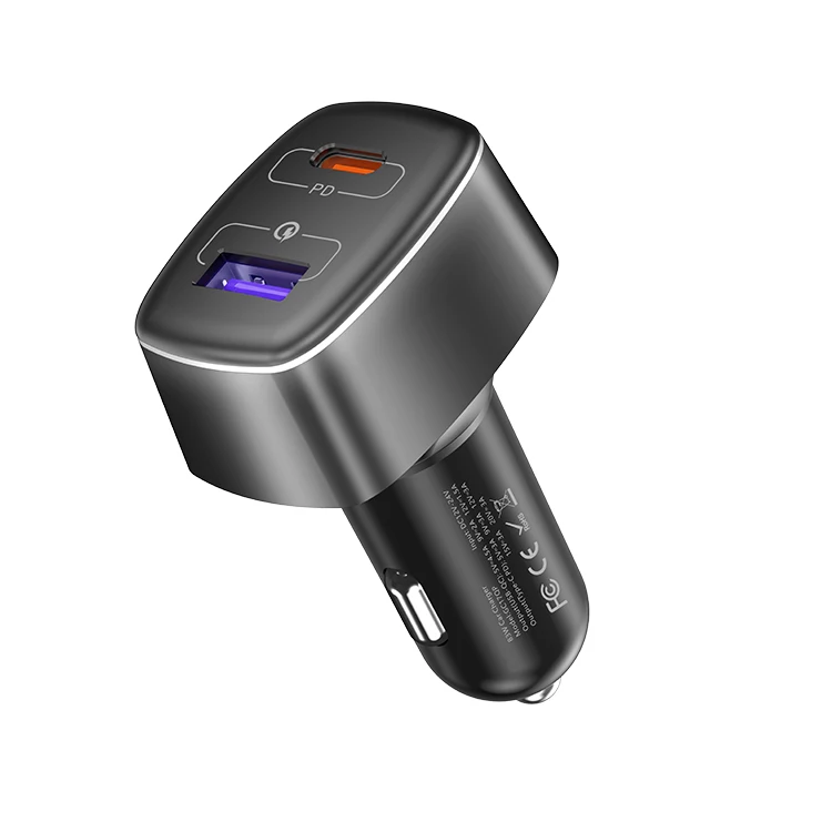 OEM высококачественное автомобильное зарядное устройство USB QC3.0 GPS быстрое 2 порта 3 1a для Samsung