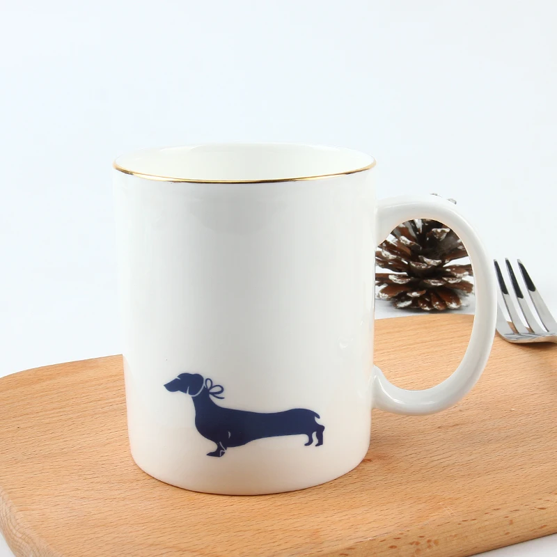 2 Persons Dinner Set pet Design Custom Brand Fine Bone China Dinner Ware Sets