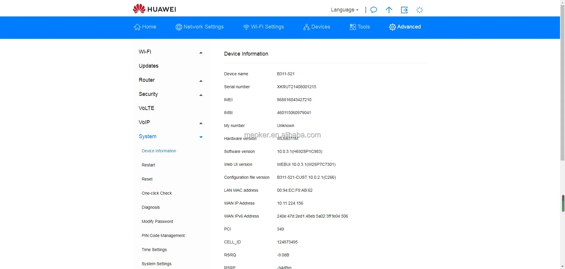 LTE CAT4 Wi-Fi 2 4 ГГц 150 Мбит/с HUAWEI B311 B311-521 аппарат не привязан к оператору сотовой связи сим-карты беспроводной маршрутизатор