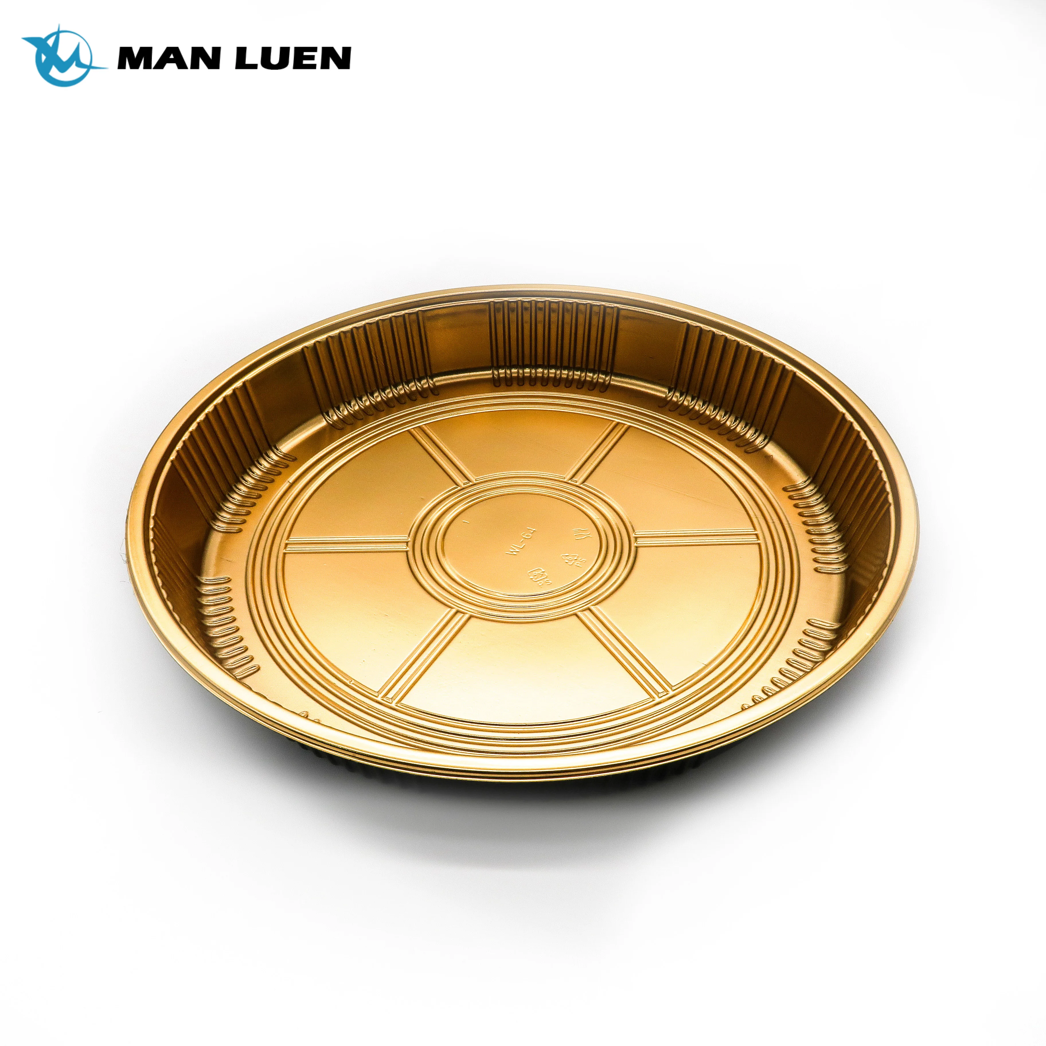 Plastic Japanese Style To Go Sushi Box Disposable Customizable Takeaway Round Sushi Tray