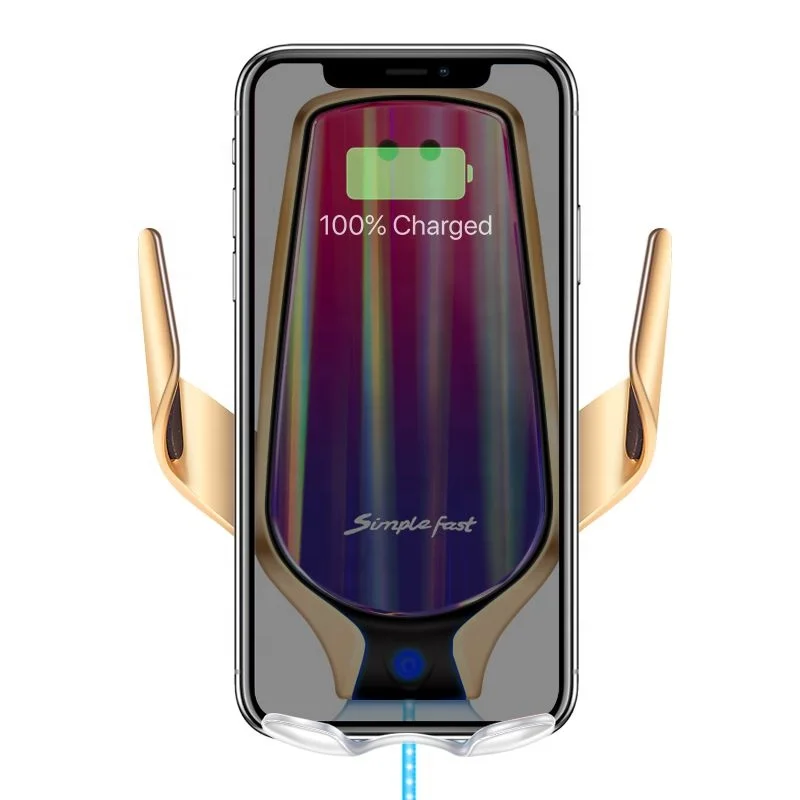 Amazon Best Seller 3 In 1 Car Wireless Charger Holder 10W R9 Wireless Charging Car Mount Fast Qi Wireless Car Charger