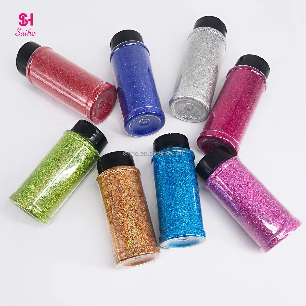 Fast Delivery 2oz Glitter Shaker Extra Fine Holographic Laser Glitter For Nail