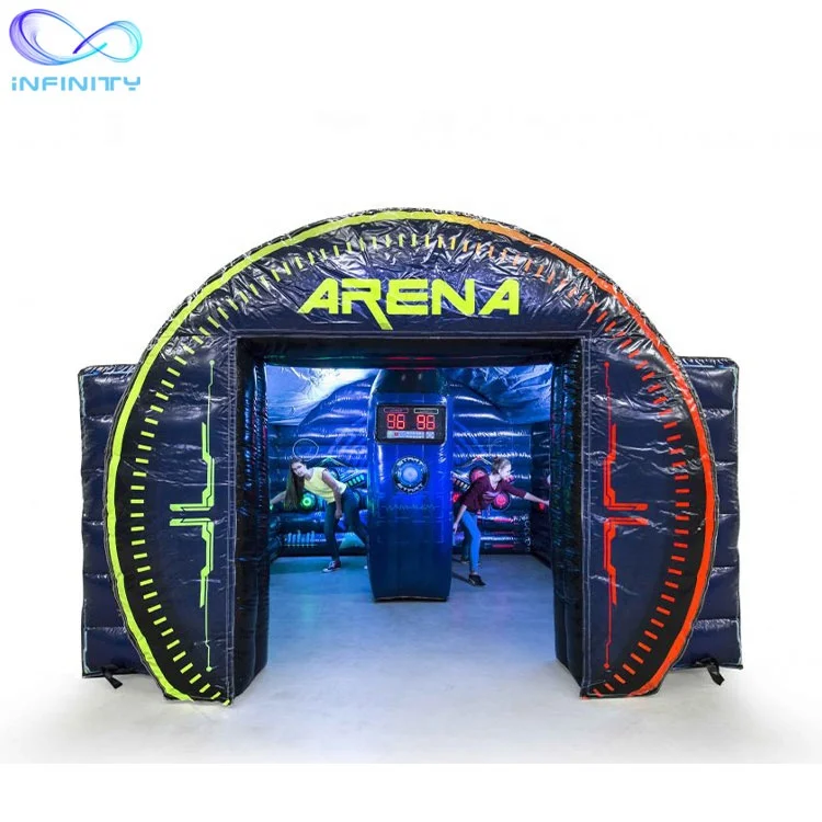hot sale inflatable IPS sport games inflatable interactive arena inflatable play center Light Battle with Play System Arena
