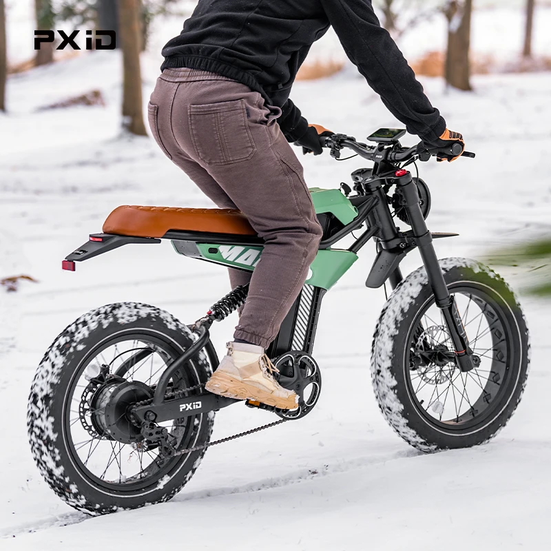 PXID MANTIS P6 Электрический велосипед 20-дюймовый толстый дорожный и вездеходный горный