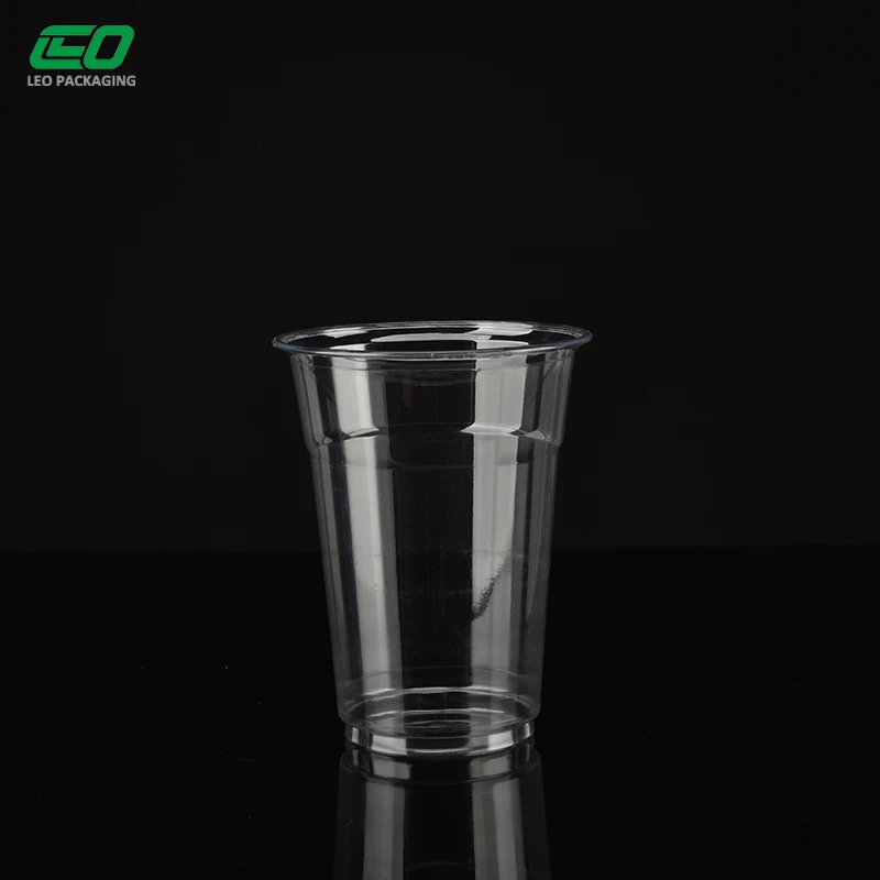 20oz/630ml drinking cups with dome lid juice plastic pet cups