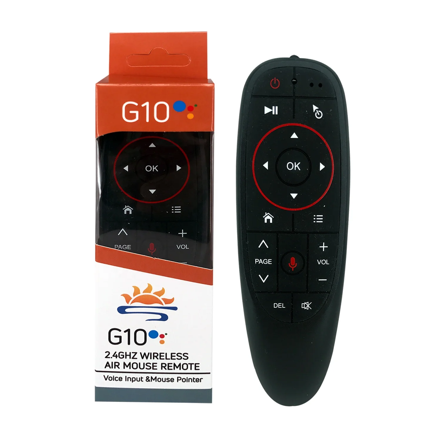 G10s winbox  2.4G wireless remote control air mouse with IR learning and voice searching function without  gyroscope