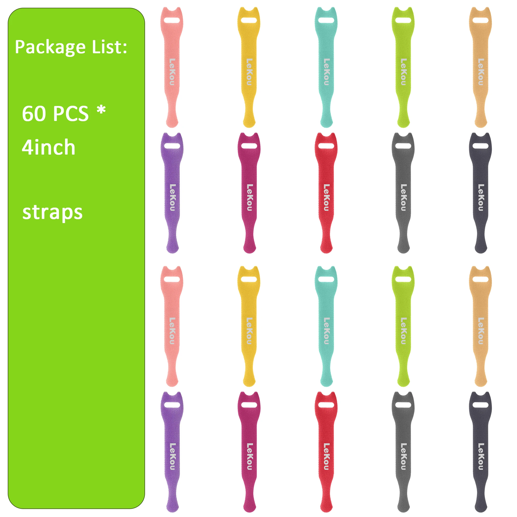 Многоцветные Многоразовые Кабельные стяжки на липучке, крепежная лента, регулируемые шнуры, стяжки из микрофибры, тканевая кабельная лента