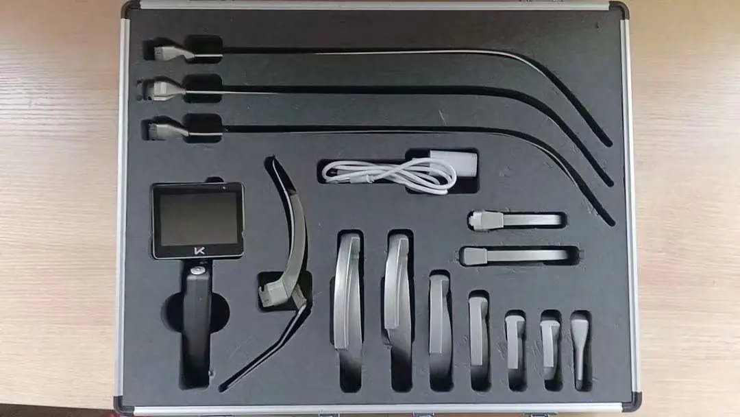 2024 Best Selling Portable Video Laryngoscope With Reusable\Disposable Blades With Lowest Price  For Chidfren And Adults