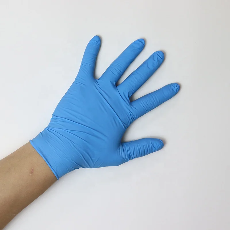 4 Mil Blue Black Nitrile Exam Hand Gloves Examination Use Clean Hands Gloves