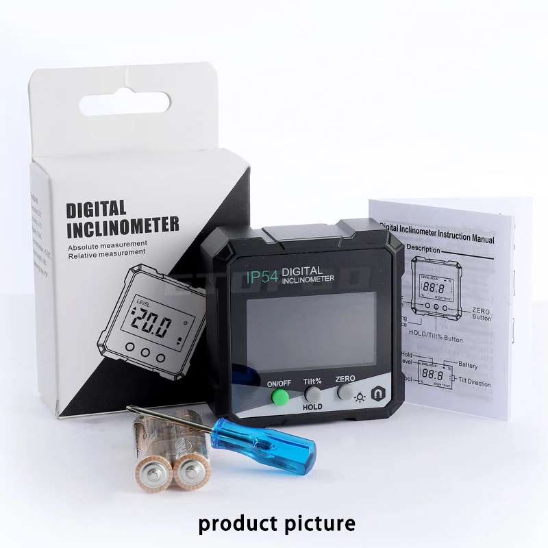 factory whosale cheap Tilt meter Magnetic digital LCD screen Angle meter