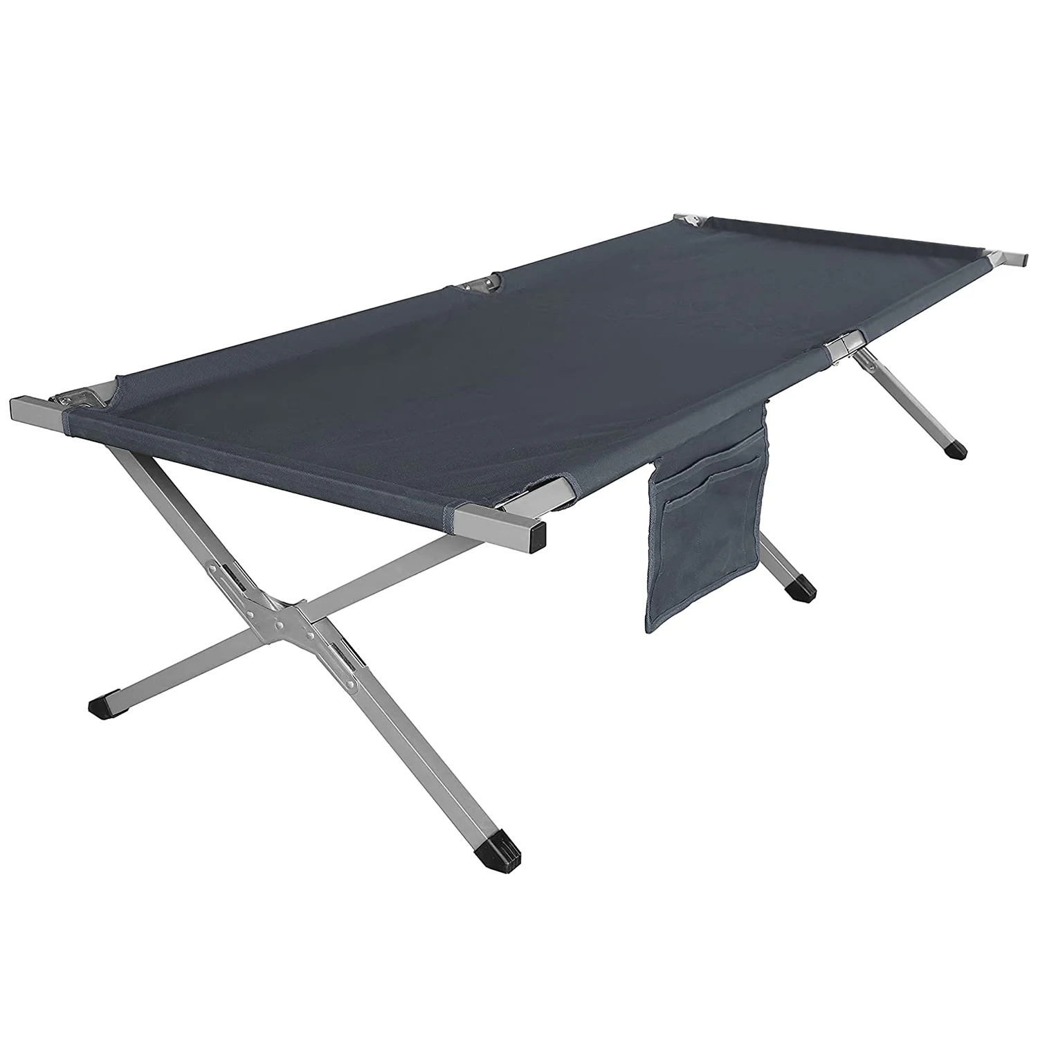 Aitop Customized Outdoor Ultralight Foldable Height Adjustable Aluminum Mech Camping Cot Bed Leisure Comfortable Folding Cot