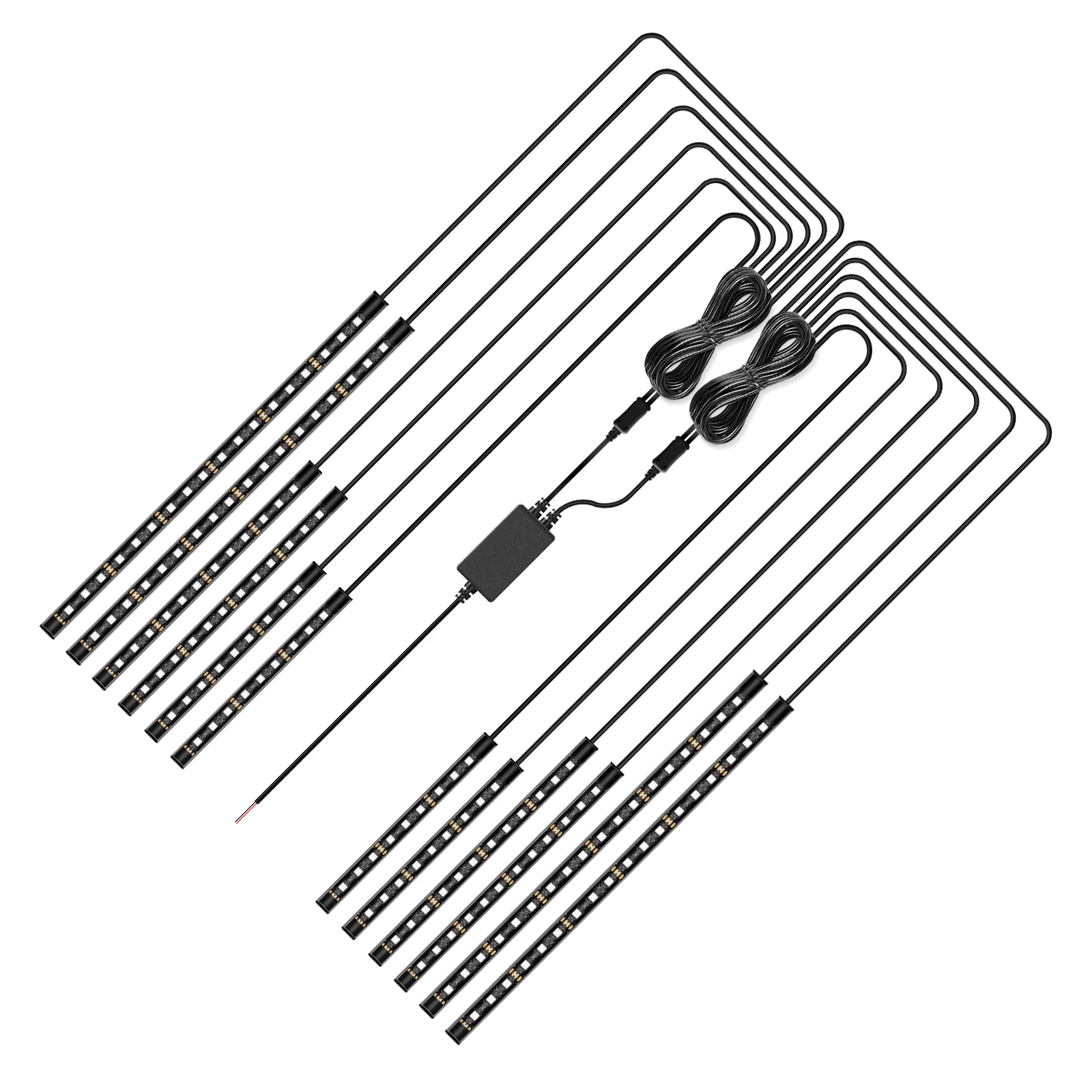 Light atmosphere RGB Motorcycle cassis light one to eight with App control Led strip light