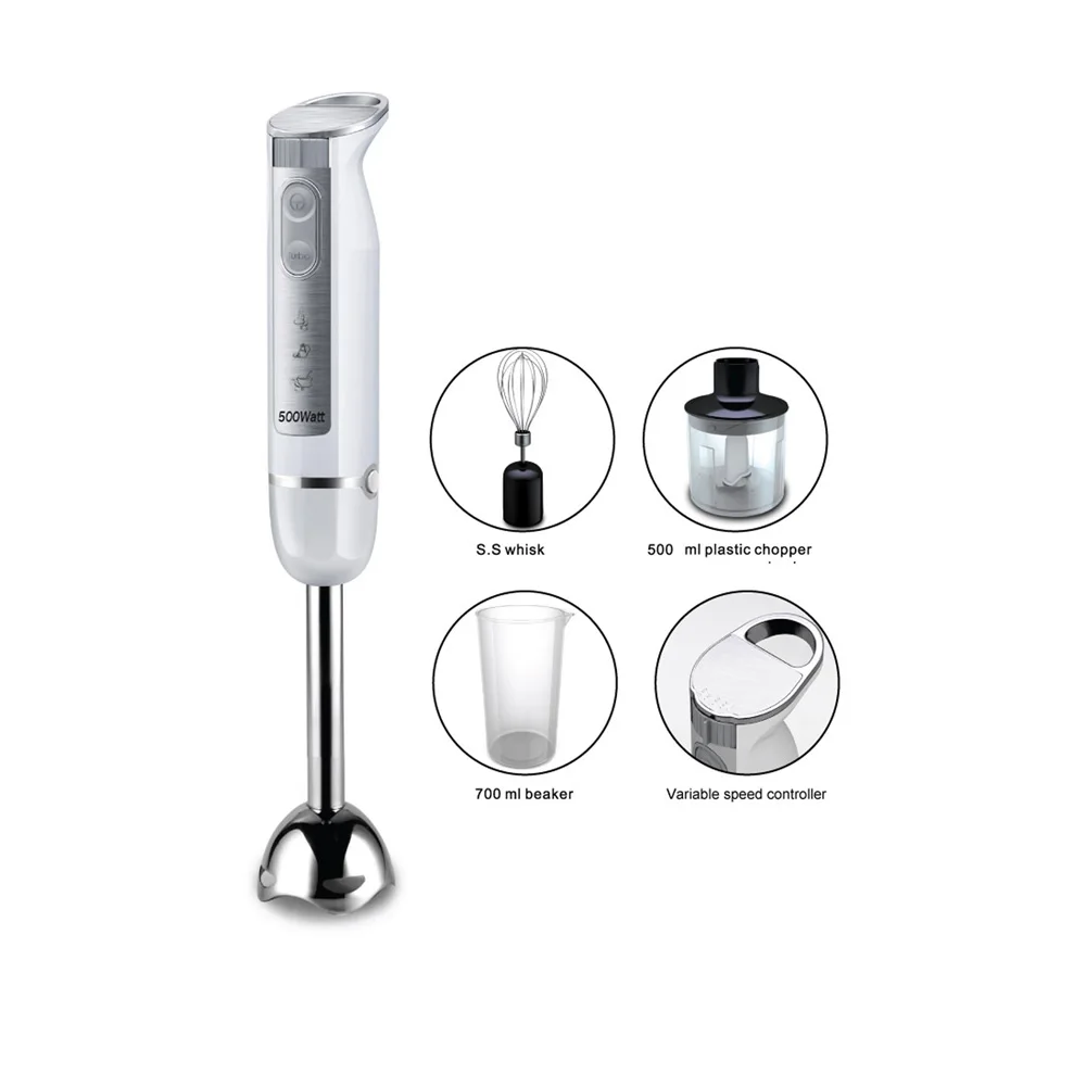 
HB2810 Hot Sales Household 200w 400w Hand Blender Stick Blender 