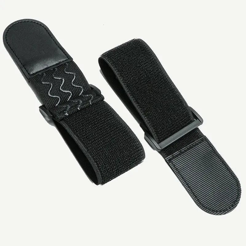 Silicone printed Stretch Sports strap Anti-slip Legs Bondage Black Buckle Hook And Loop Elastic Strap