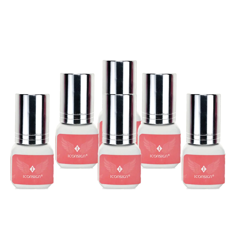 Mini free eyelash extension glue long retention pegamento de pestana profecional lash glue with logo