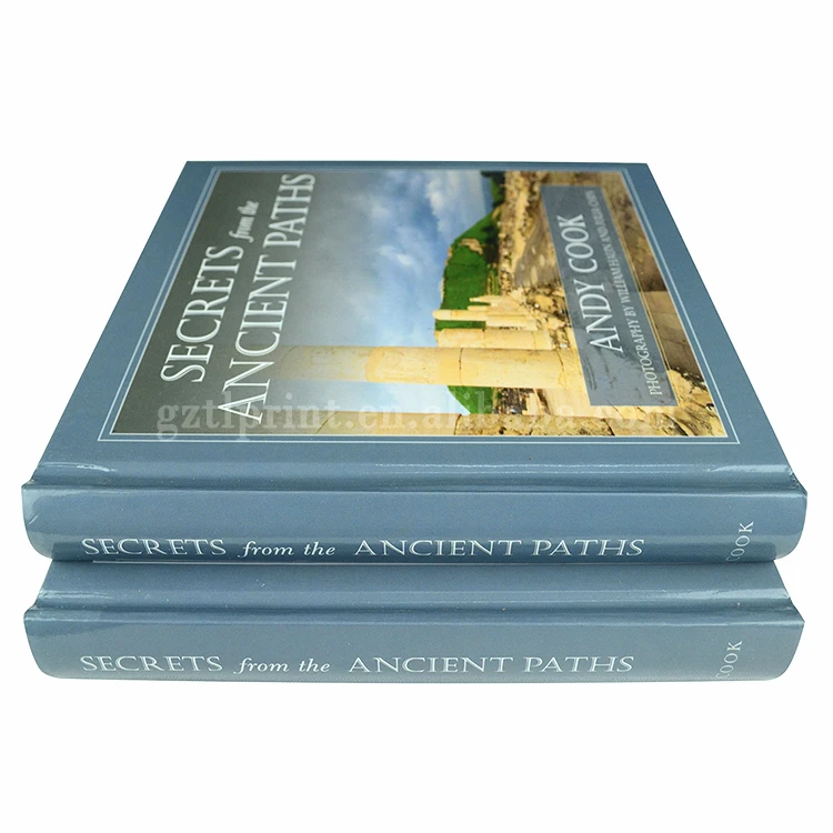 Bulk round spine hardcover CMYK photo book printing cheap coffee table book printing