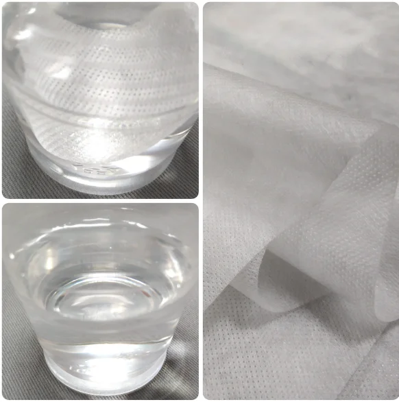 Hot Sale Biodegradable Cold PVA Water Soluble Non-woven Fabric Film For Embroidery Backing Stabilizer