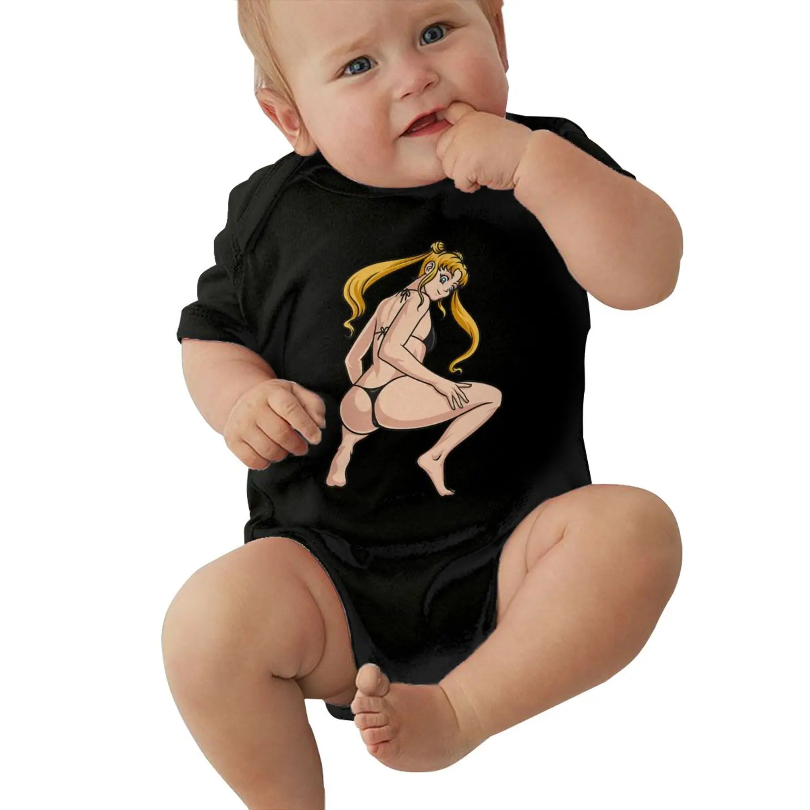 
2021 Luxury Baby Boys Girls Rompers Usagi Anime Manga Minako Aino Sailor Moon Sailor Venus Videogames newborn bodysuit set body 