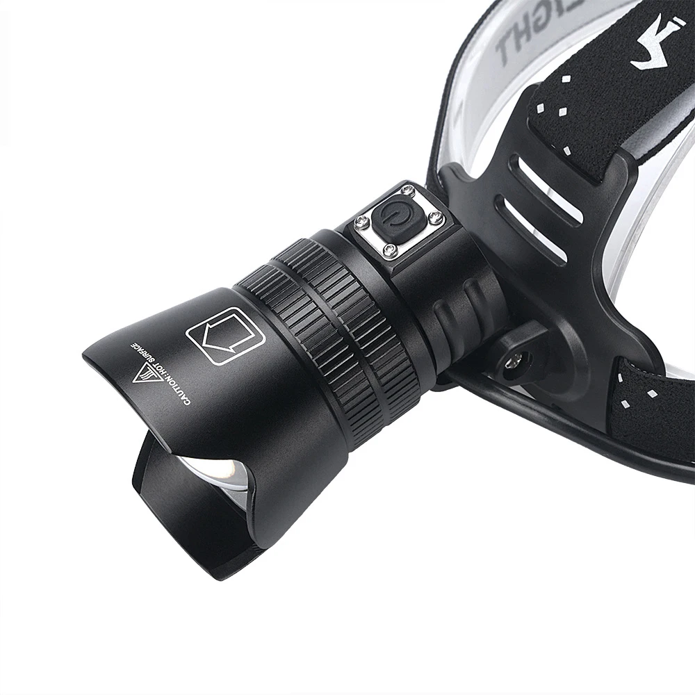 Severe Cold Adjustable Focus Headlight Conventional Battery 18650 Headlamp Camping Headlamp