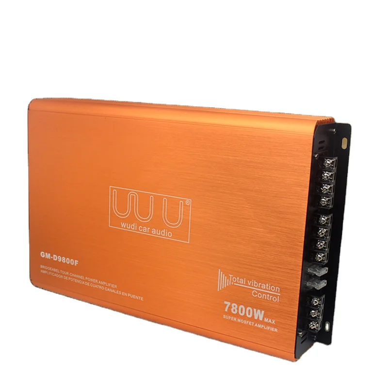 Car Amplifier 4 channel 7800W 4 OHM Car Stereo HiFi Subwoofer Power Amplifier Class AB Amplifier Audio Car