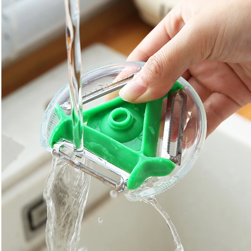 Magic Trio Peeler Set Slicer Stainless Steel Peeler Shredder Julienne Cutter Multi Peel Blade Zesters Grater Kitchen Tool