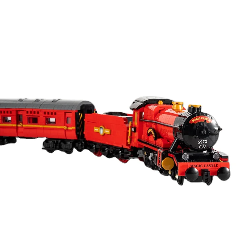 liangjun 12010 Magic World APP remote control track magic train small particle assembled building block toy