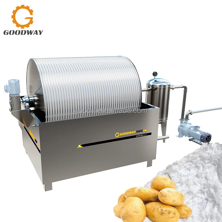 300-2000kg/h Potato Starch Processing Line Potato Starch Production Machine