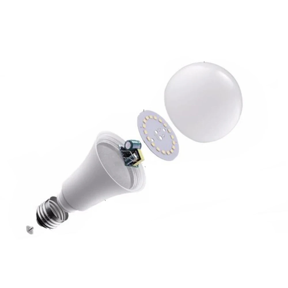 B22 E26 E27 Led A Bulb ckd Spare Parts Unassembled Kit Assembling Led Bulb Raw Material Skd