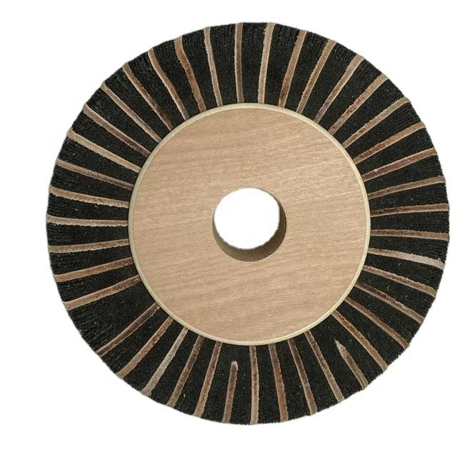 Leather  Felt Buff round brush for leather and shoe industry  giving smoother finishes to heels leather belts saddlery  B51L1