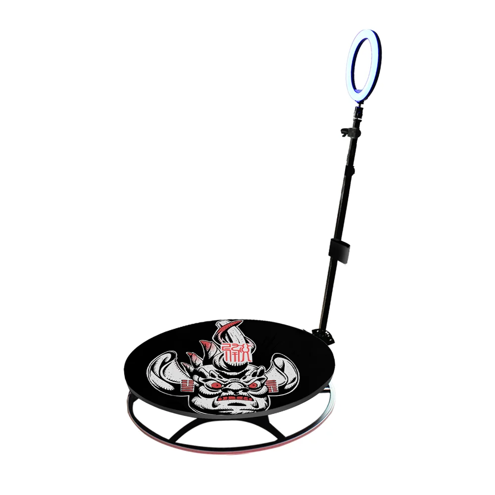 Spin case low noise 360 party photobooth Full System pose ipad photo booth 360 delivery fast customizable 360 video photo booth