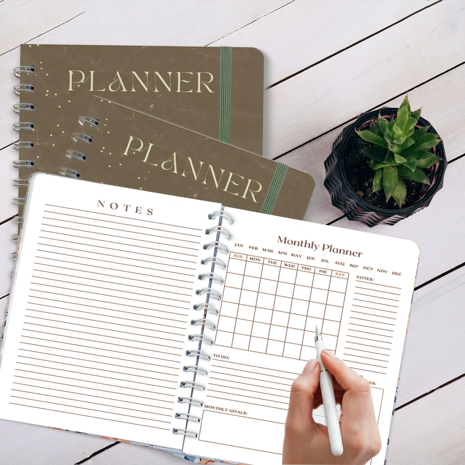 Manifestation Manifest Customized Journal Notebook Inspiring Monthly 2023 Daily Planner Book