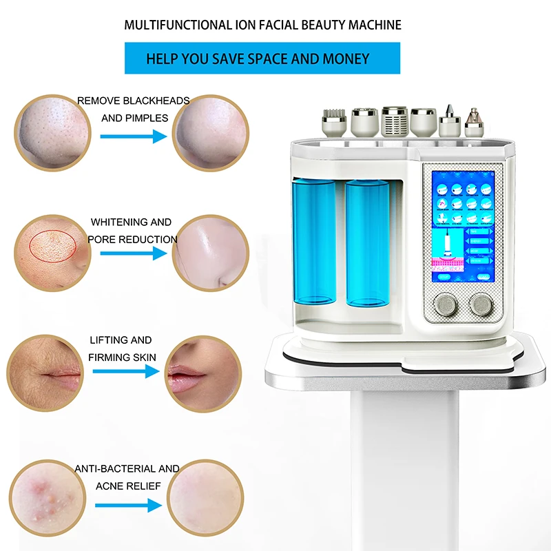 Newest multifunction water facial hydra dermabrasion beauty machine equipment for skin deep clean