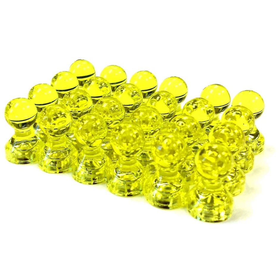 Custom Dome Fridge Magnets Colorful Crystal Office Magnetic Push Pin