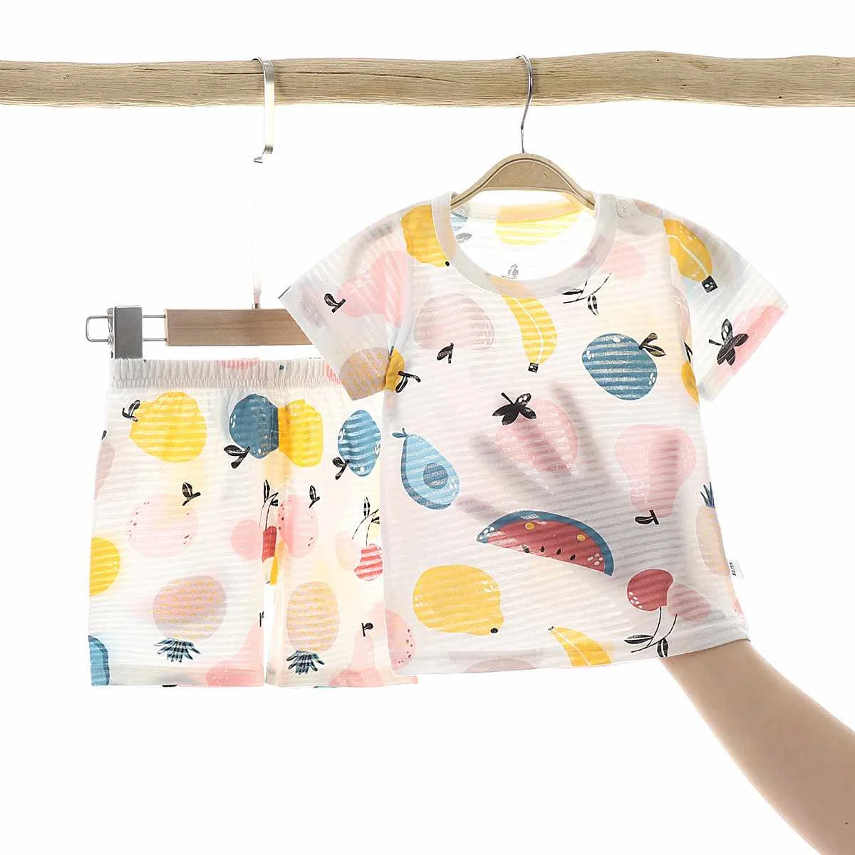 
Children Summer Half Sleeves Pajamas Baby Clothes Sets Infant Sleepwear factory Outlet Girl Clothing Set 