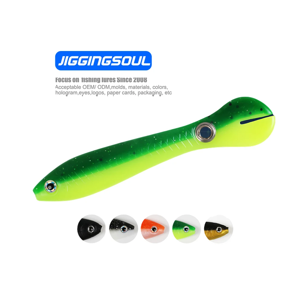 JIGGINGSOUL-SL014-10cm6g Mini Worm Lures Twitch Fishing Bait Simulation Bionic Loach Trap Lure Loach Sort Bait Fishing Lure