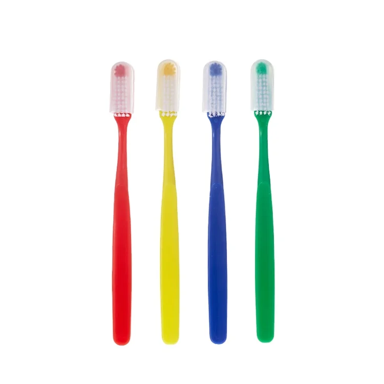 cheap bulk extra hard bristle toothbrush with head cap