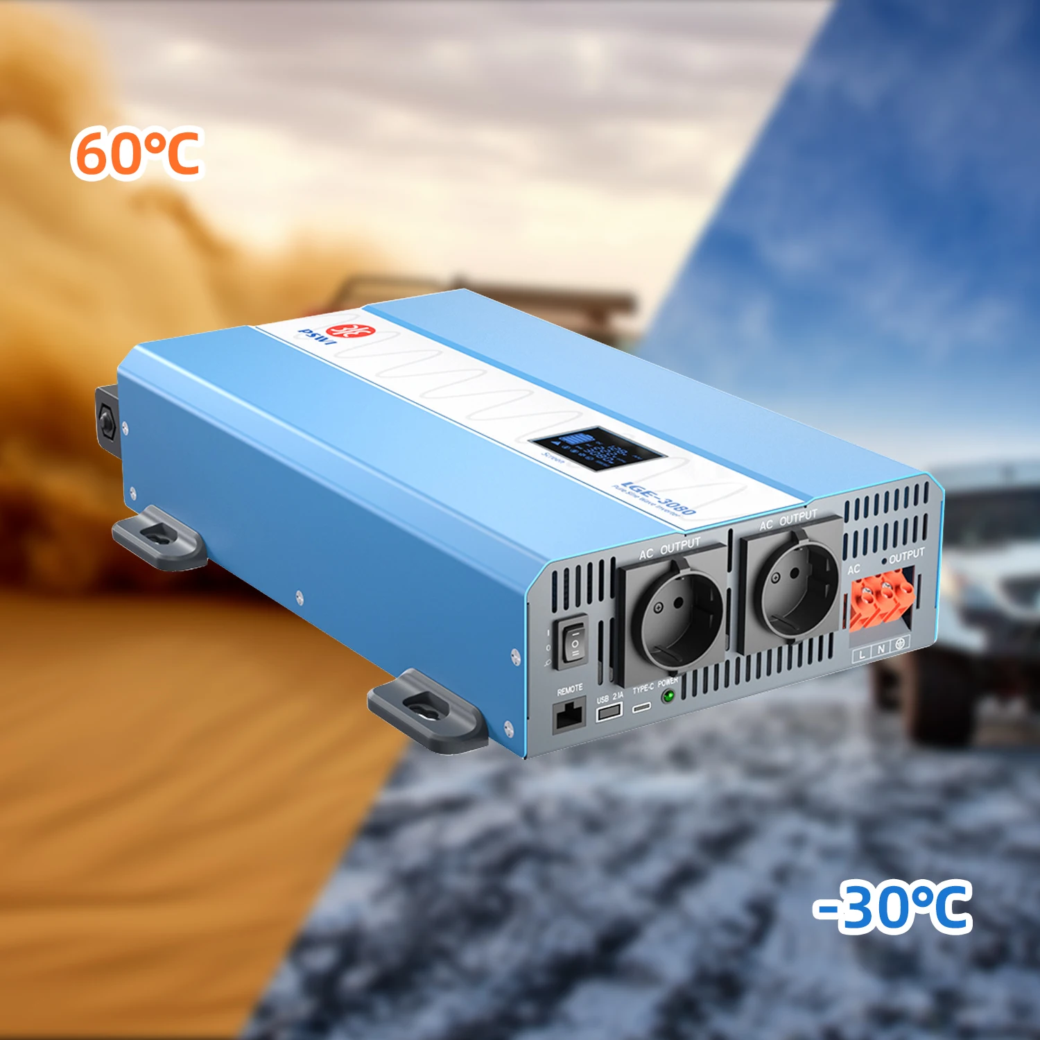 Wholesale 12 volt dc to ac Converter Car Power Inverter 2000w 3000w 4000w Pure Sine Wave Inverters