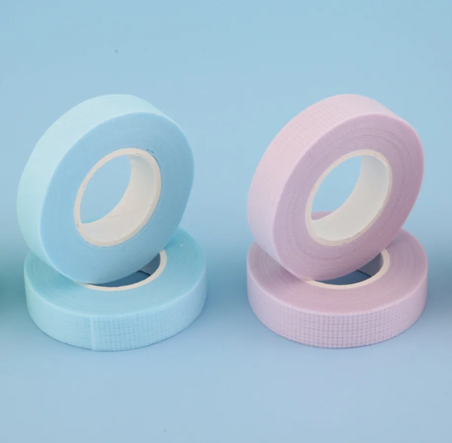 Individual Pack Non-woven Tape Breathable Isolation Tape for Grafting Eyelashes Invisible Easy Tear Color Nail Adhesive Tape