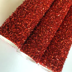 Tinsel glitter fabric sheets & faux leather for christmas decorations