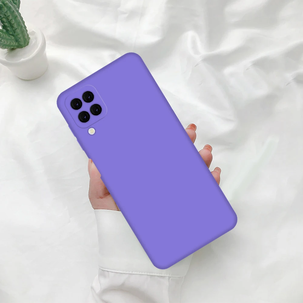 For Samsung A12  A22 phone case lined with fleece 2.0MM TPU original case for Samsung