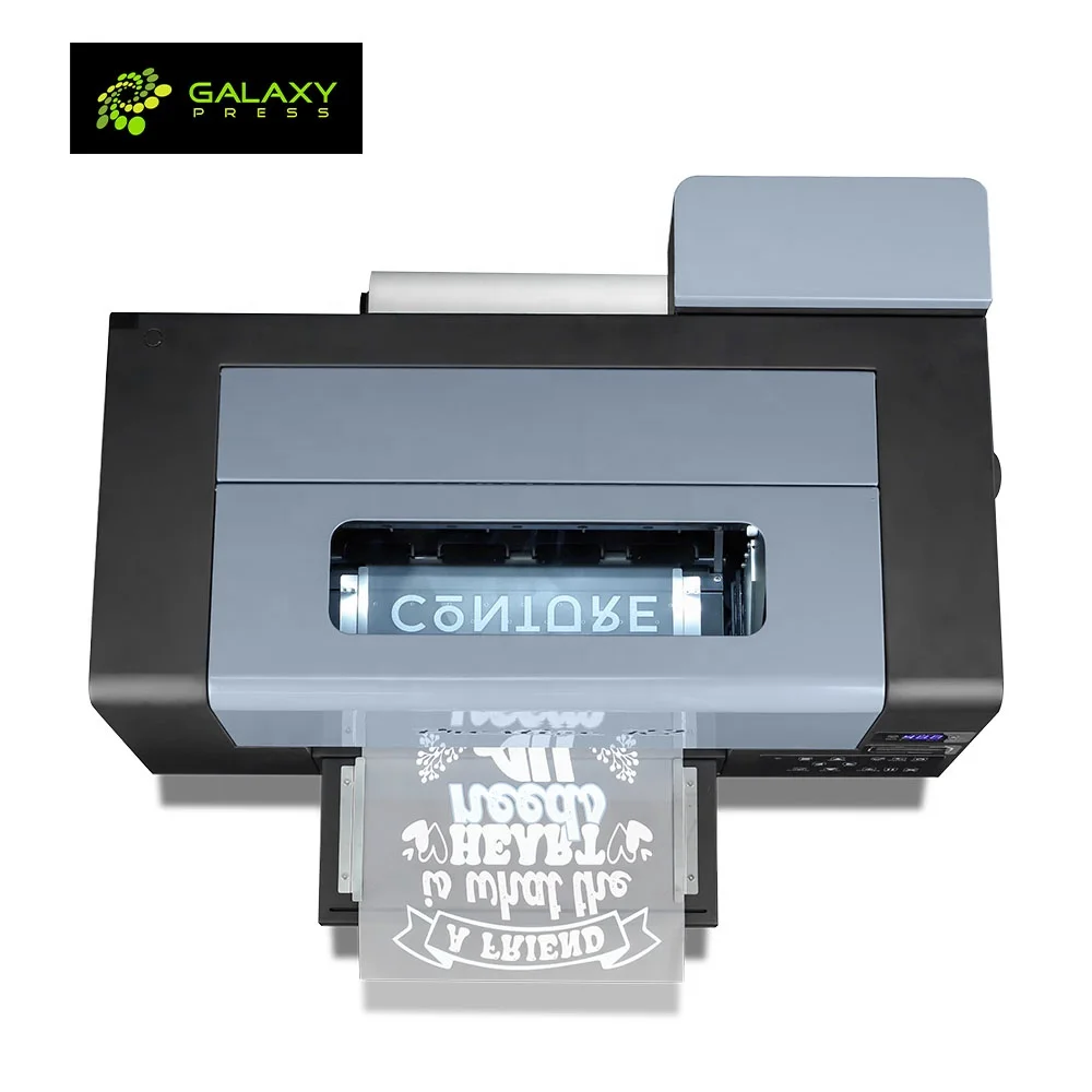 GALAXY DTF Station Epsons Xp600 Dual Head Printing Machine A3 DTF PRINTER For Garment Hoodies T-shirt  Printing